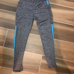Gray and Blue workout leggings
